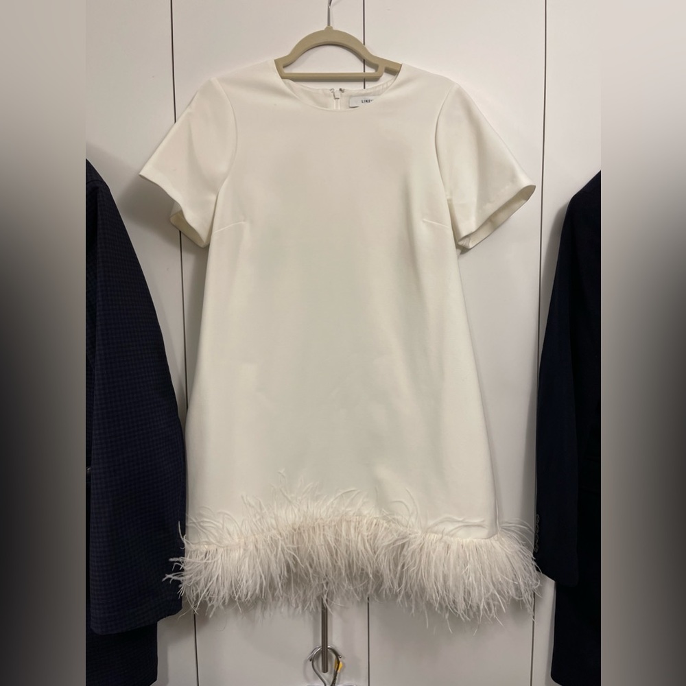 White Marullo Likely Mini Dress Size 10